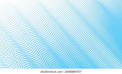 Blue wave line pattern abstract background for backdrop or fabric style
