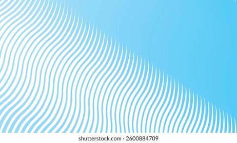 Blue wave line pattern abstract background for backdrop or fabric style