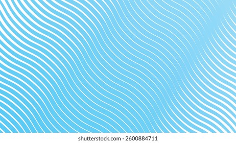 Blue wave line pattern abstract background for backdrop or fabric style