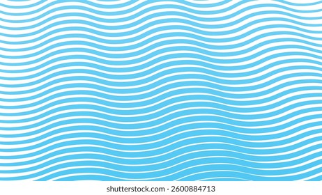 Blue wave line pattern abstract background for backdrop or fabric style