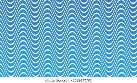 Blue Wave Line Seamless Pattern Vector Background for Modern Design and Decoration