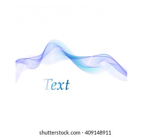 blue wave lines abstract modern futuristic background