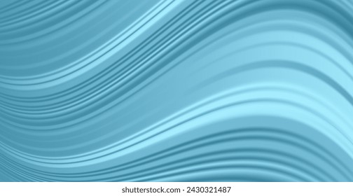 Blue Wave Lines Pattern Abstract Background. Vector Illustration. Wallpaper