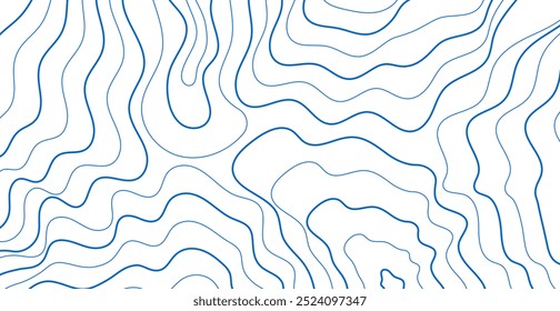Blue Wave Lines Pattern Background. Vector Illustration. Futuristic. Technology Wallpaper. Backdrop. Abstract Business Banner. Minimalist