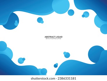 blue wave liquid background gradient style
