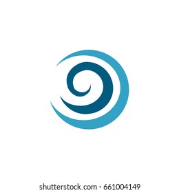 Wave Blue Ocean Water Logo Stock Vector (Royalty Free) 1561425538