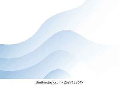 Fundo abstrato minimalista de onda azul. padrão branco de textura. ilustração vetorial