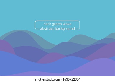blue wave mountain abstract background
