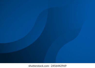 Blue wave overlap modern background for corporate concept, template, poster, brochure, website, flyer design. Vector illustration