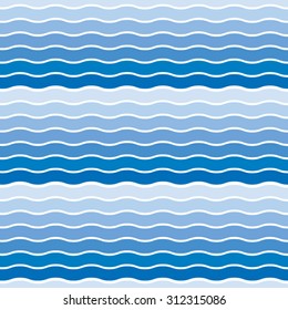 Blue wave pattern