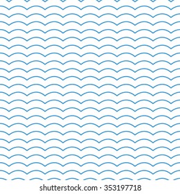 Blue wave pattern