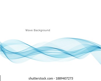 Blue Wave Pattern Abstract Background