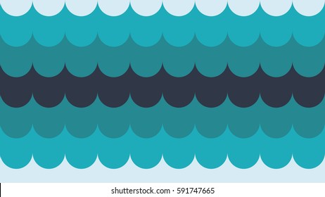 blue wave pattern design for background with 16:9 wide screen ratio