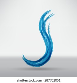 Blue wave sign