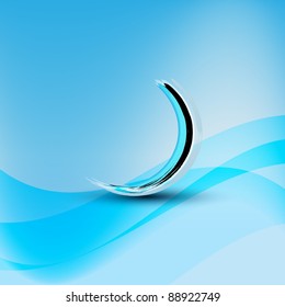Blue wave sign