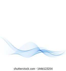
Blue wave Smooth blue stream of smoke