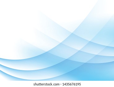 Blue wave, soft abstract design