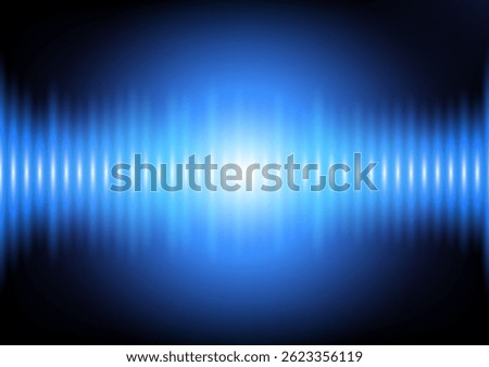 Blue Wave Sound This captivating illustration captures the essence of sound through a mesmerizing blue wave, radiating energy and precision.