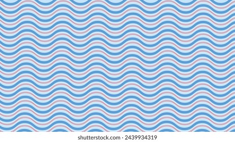 Imagen de vector de fondo abstracto de línea de rayas de onda azul	