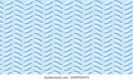 Imagen de vector de fondo abstracto de línea de rayas de onda azul	