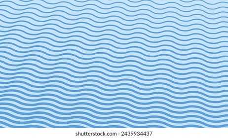 Imagen de vector de fondo abstracto de línea de rayas de onda azul	