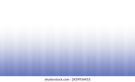 Blue wave stripes line abstract background vector image	