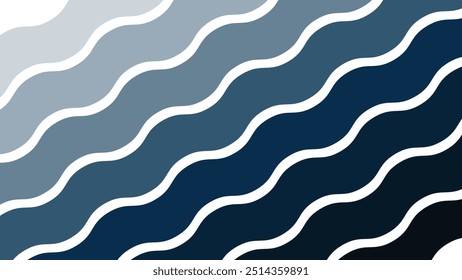 Blue wave stripes line abstract background
