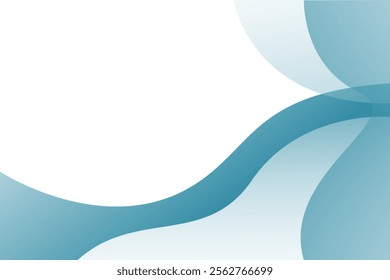 Blue wave transparent overlaps modern background. texture white pattern. vector illustration