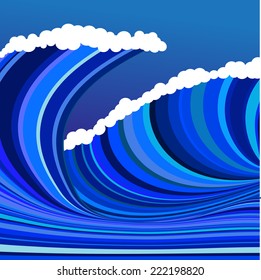 blue wave vector 