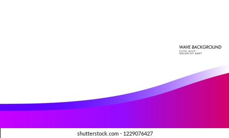 Blue wave vector abstract background