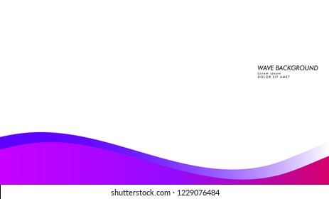 Blue wave vector abstract background