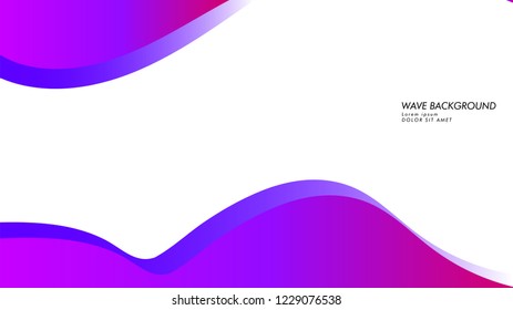 Blue wave vector abstract background