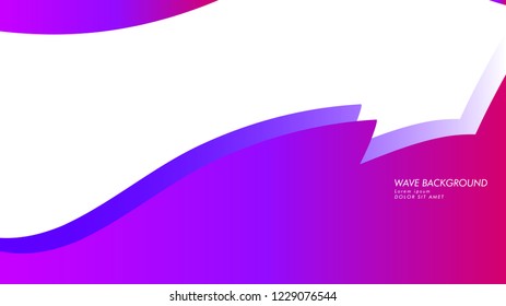 Blue wave vector abstract background