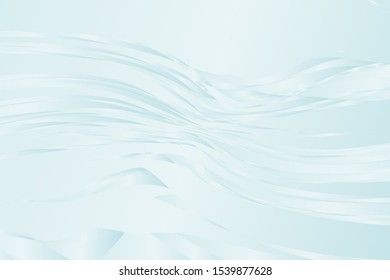 Blue wave vector abstract background. Cover design template. Abstract fabric texture. Blue water wave. Gradient background. Decorative backdrop vector. Poster design.