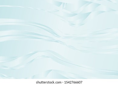 Blue wave vector abstract background. Cover design template. Abstract fabric texture. Blue water wave. Gradient background. Decorative backdrop vector. Poster design.