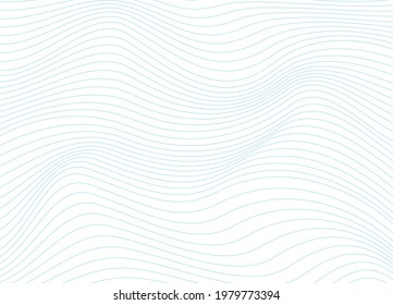 Blue wave water lines texture abstract background pattern vector
