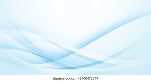 Fondo abstracto de las ondas azules, diseño moderno, Ilustración vectorial