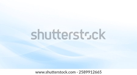 Blue waves abstract background, modern design, vector illustration