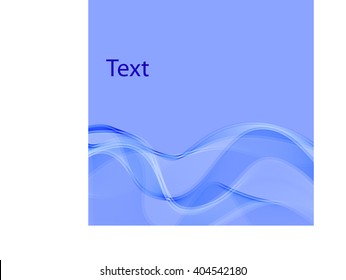 blue waves abstract modern futuristic background