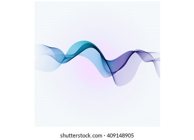 blue waves abstract modern futuristic background