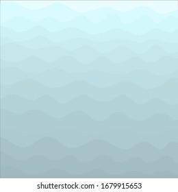 blue waves abstract vector background