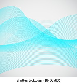 Blue waves background