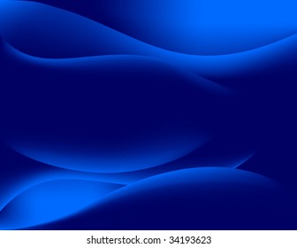 Blue waves background