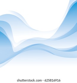 Blue waves background