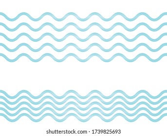 Blue waves background. vector illustration