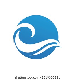 Logo e icono de Blue Waves