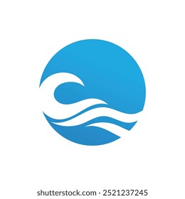 Logo e icono de Blue Waves