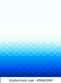 
Blue waves sea ocean vector illustration abstract pattern background colorful wallpaper water