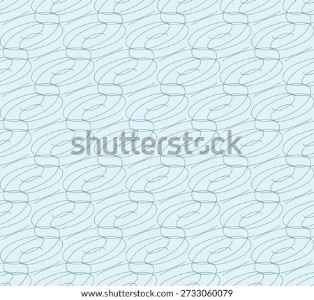 Blue waves of a tranquil sea