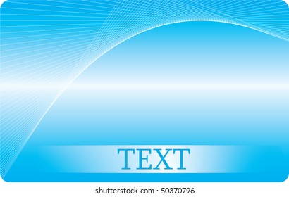 Blue waves. Vector